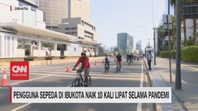 VIDEO: Pesepeda di Ibukota Naik 10 Kali Lipat Selama Pandemi