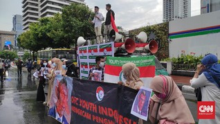 Massa Aksi Minta Jokowi Tinjau Hubungan Diplomatik Prancis
