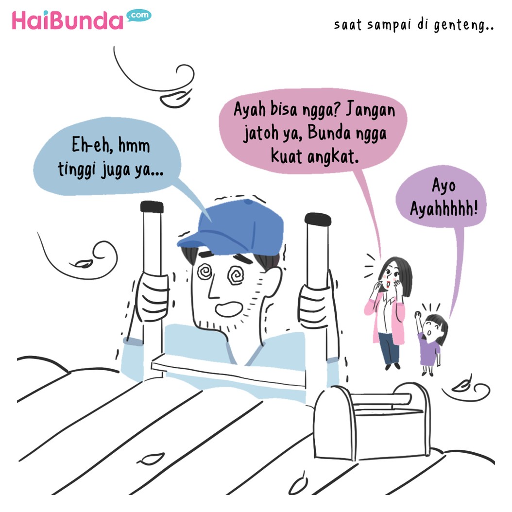 Komik Bunda Genteng Bocor
