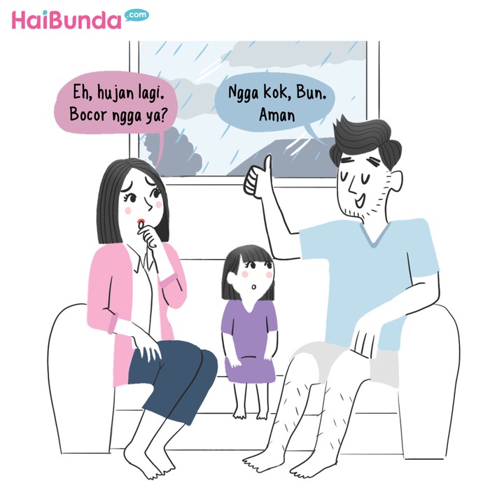 Komik Bunda Genteng Bocor