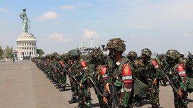 TNI AD Simulasi Perang di Sumsel Hadapi Agresi Negara Asing