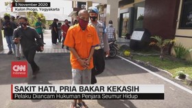 VIDEO: Sakit Hati, Pria di Kulon Progo Bakar Kekasih