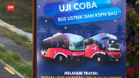 VIDEO: Bus Listrik Siap Sambut Wisatawan di Bali 2021 Nanti