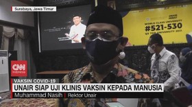 VIDEO: Unair Siap Uji Klinis Vaksin Covid-19 Kepada Manusia
