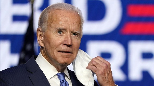 Presiden terpilih AS Joe Biden mengirimkan email ke seluruh pendukungnya.