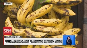 VIDEO: Perbedaan Gizi Pisang Matang & Setengah Matang