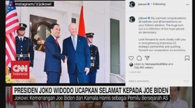 VIDEO: Presiden Jokowi Ucapkan Selamat Kepada Joe Biden