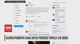 VIDEO: Ucapan Tokoh Dunia Untuk Presiden Terpilih Joe Biden