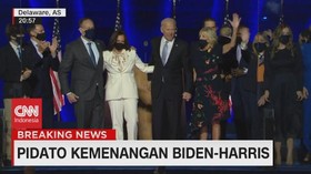 VIDEO: Pidato Lengkap Kemenangan Biden-Harris