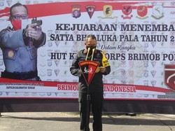 Peringati HUT Brimob ke-75, Satbrimob Kalteng Gelar Lomba Tembak