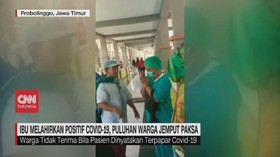 VIDEO: Ibu Melahirkan Positif Covid-19, Warga Jemput Paksa