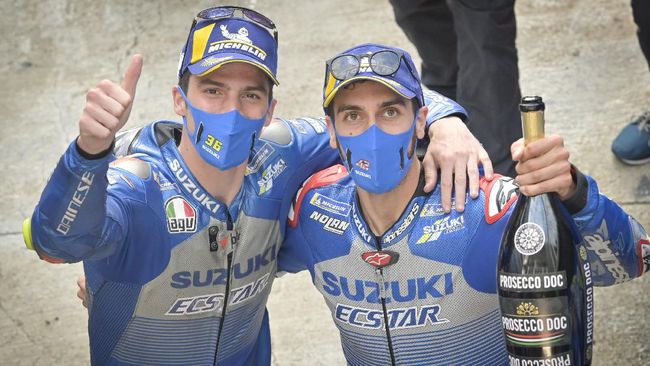 Bagaimana nasib Joan Mir dan Alex Rins setelah Suzuki dikabarkan akan cabut dari MotoGP usai musim 2022?