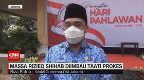 VIDEO: Massa Rizieq Shihab Diimbau Taat Prokes