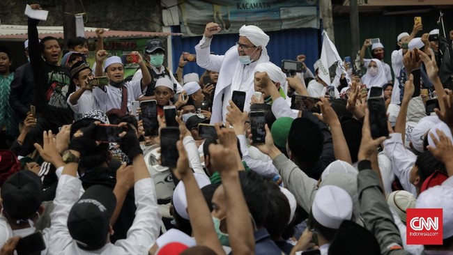 Rizieq Shihab bercerita secara berkala menjalani pemeriksaan kesehatan oleh tim medis beberapa hari ini, termasuk melakukan tes swab maupun tes rapid.