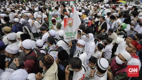 Acara Rizieq Ramai Jemaah, Jalan Tebet Raya Tak Bisa Dilalui