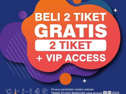 Trans Studio Bandung Gelar Promo Nih Bun, Buy 2 Get 2 + VIP Access