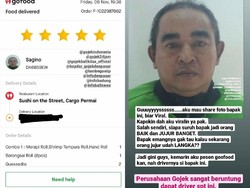 Curhatan Haru Netizen Pesan Sushi Lewat Driver Ojol yang Jujur