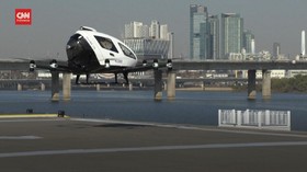 VIDEO: Melihat Uji Coba Taksi Drone Tanpa Awak di Seoul