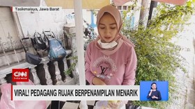 VIDEO: Sosok Viral Perempuan Cantik Penjual Rujak
