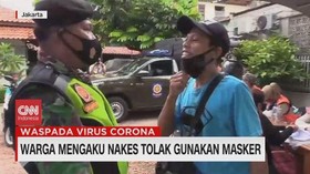 VIDEO: Warga Mengaku Nakes Tolak Gunakan Masker