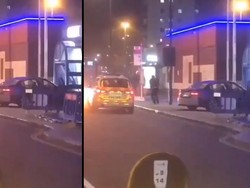 Mobil Seruduk Kantor Polisi di London