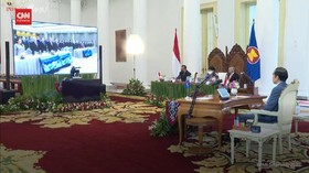 VIDEO: Presiden Jokowi Ikut KTT Asean Ke-37 Secara Virtual