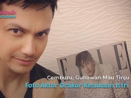 Cemburu, Gunawan Mau Tinju Foto Aktor Drakor Kesukaan Istri