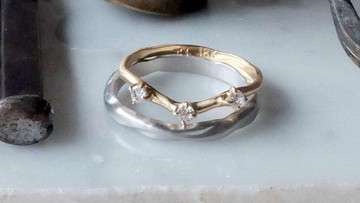 Cincin pernikahan Sherina dan Baskara