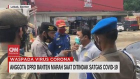VIDEO: Ditindak Satgas Covid-19, Anggota DPRD Banten Marah