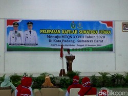Lepas Kafilah MTQ ke Sumbar, Gubsu Targetkan Minimal Posisi 2