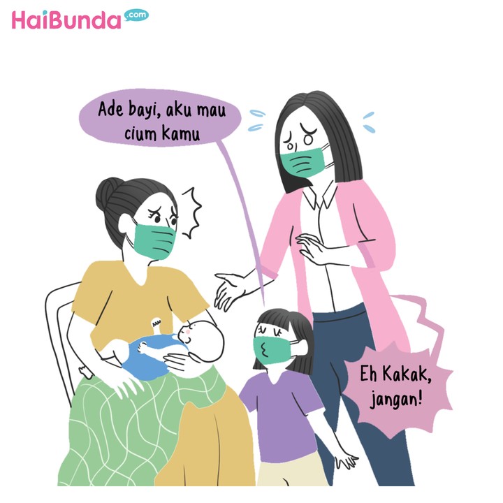 Komik Kakak Nggak Boleh Cium Ade Bayi