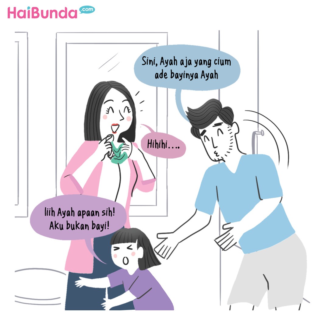Komik Kakak Nggak Boleh Cium Ade Bayi