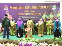 Seni Calung Jadi Cara MPR Sosialisasi 4 Pilar di Cianjur