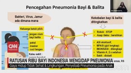 VIDEO: Ratusan Ribu Bayi Indonesia Mengidap Pneumonia