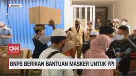 VIDEO: BNPB Berikan Bantuan Masker untuk FPI