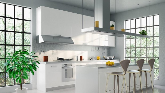 Render image of a modern kitchen