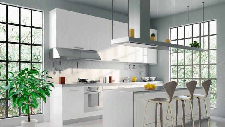 Render image of a modern kitchen