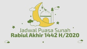 INFOGRAFIS: Jadwal Puasa Sunah Bulan Rabiul Akhir 2020
