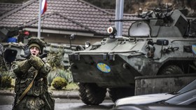 FOTO : Militer Rusia Tiba di Medan Perang Armenia-Azerbaijan