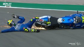VIDEO: Joan Mir Jatuh di FP2 MotoGP Valencia