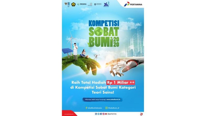 Pendaftaran Kompetisi Sobat Bumi kategori Teori Sains yang sudah dibuka sejak 3 Agustus 2020 meraih animo luar biasa dari peserta mahasiswa.