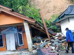 Hujan Deras, Banjir dan Longsor Terjang Kabupaten Sukabumi