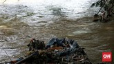 FOTO : Sampah 700 Kg dari Bersih-bersih Sungai Ciliwung Anggota Komunitas Ciliwung menggelar aksi bersih-bersih sungai demi mengantisipasi banjir musiman selama penghujan tiba. Sebanyak 700 kg sampah dikumpulkan.