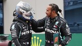 FOTO: Lewis Hamilton Juara Dunia F1 2020 Lewis Hamilton memastikan gelar juara dunia F1 2020 setelah menang GP Turki di Istanbul.