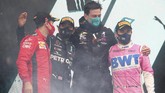 FOTO: Lewis Hamilton Juara Dunia F1 2020 Lewis Hamilton memastikan gelar juara dunia F1 2020 setelah menang GP Turki di Istanbul.