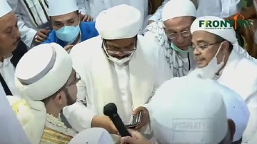 Detik-detik Pernikahan Anak Habib Rizieq, Akad Pakai Bahasa Arab