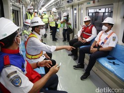 LRT Jabodebek Sudah Dijajal Menteri, Kapan Operasi Penuh?