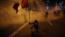 FOTO: Demo Ricuh Warnai Kemunduran Presiden Baru Peru