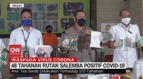 VIDEO: 48 Tahanan Rutan Salemba Positif Covid-19