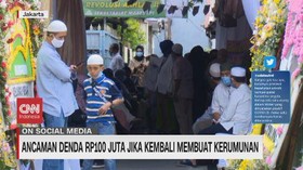 VIDEO: Ancaman Denda 100 Juta jika Kembali Membuat Kerumunan